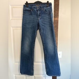 Men's Blue Bootcut Jeans
